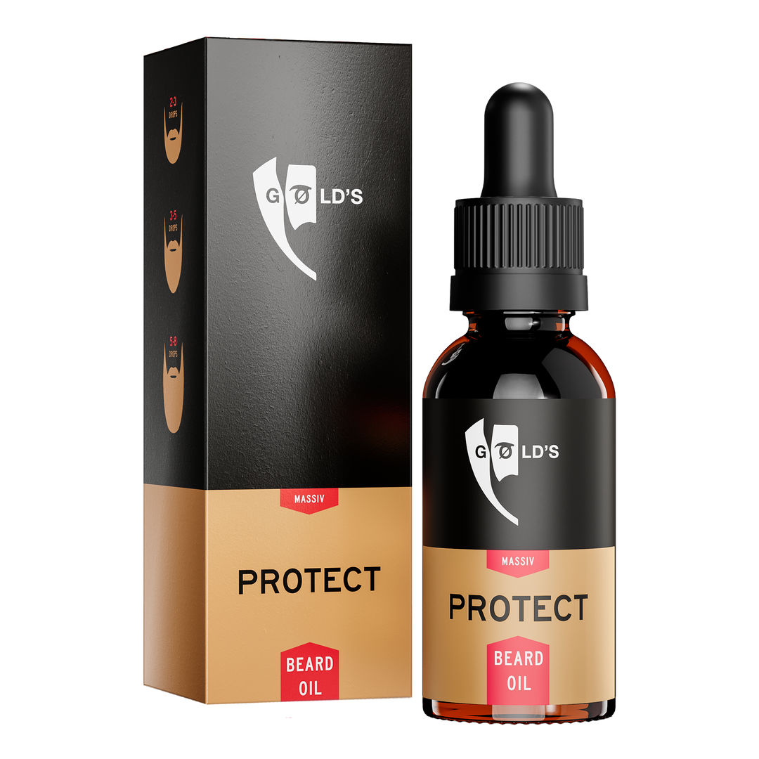 Premium Bartöl Protect von GØLD'S / Goelds #inhalt_30ml-pipettenflasche