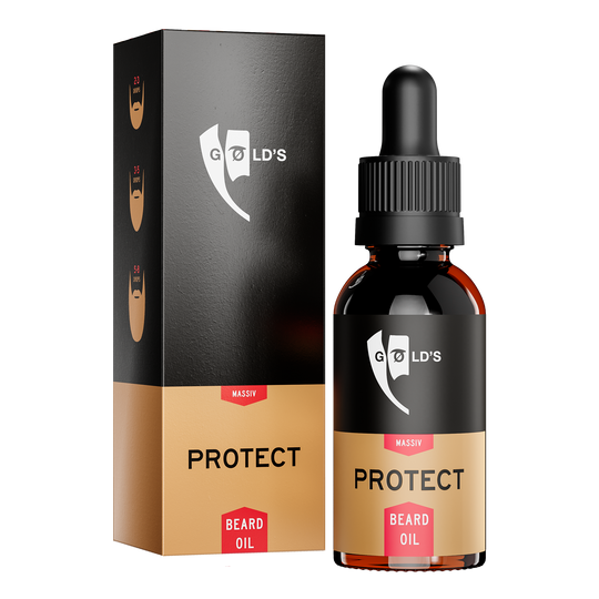 Premium Bartöl Protect von GØLD'S / Goelds #inhalt_30ml-pipettenflasche
