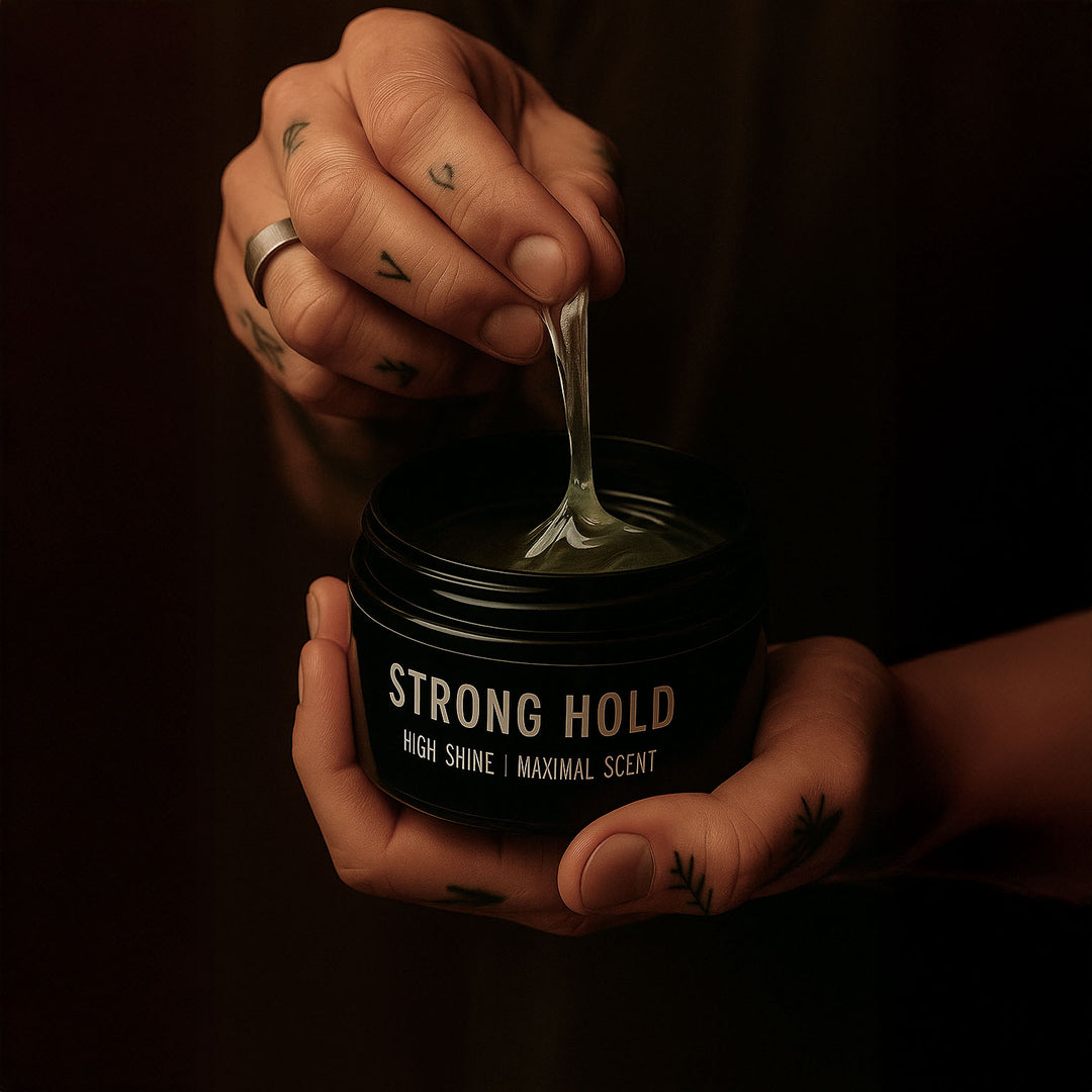 Für jeden klassischen Look geeignet - Pomade Strong Hold von GØLD'S - Goelds