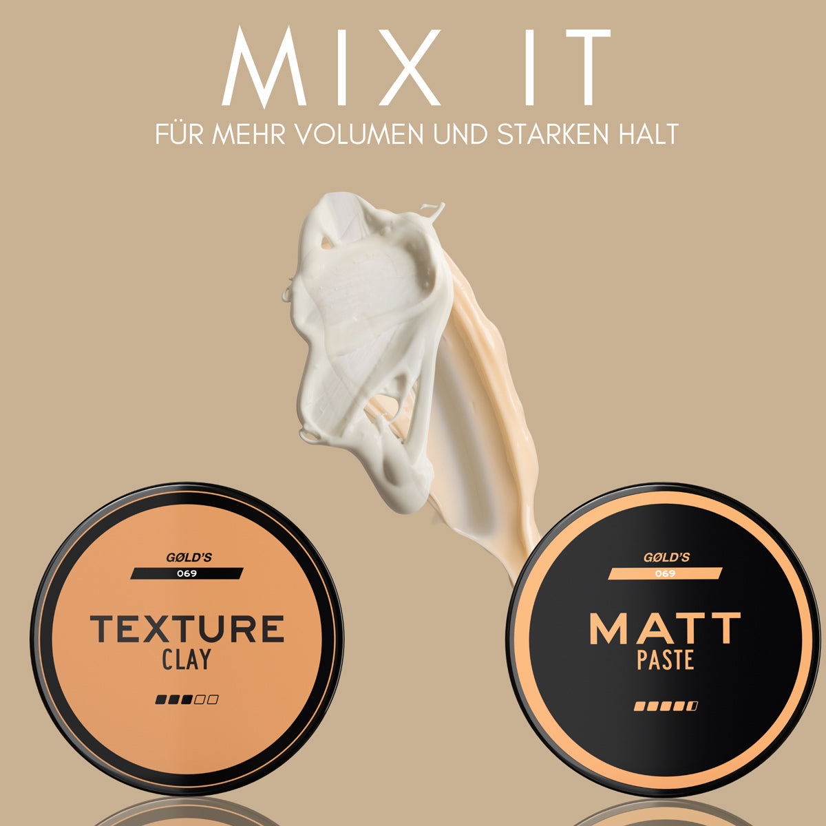 matt paste texture clay kombinieren mehr halt volumen