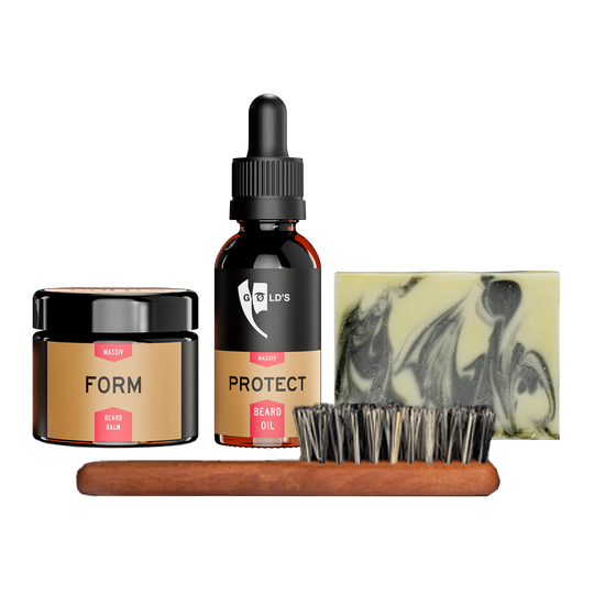 Barber's Choice Set von GØLD'S / Goelds mit Form Bartbalsam #waehle-dein-bartstyling_form-bartbalsam