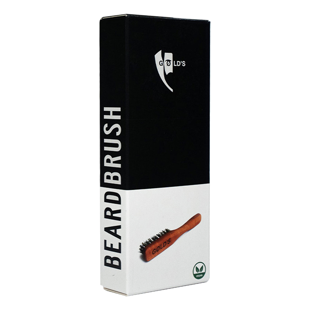 Premium Bartbürste Vegan aus Fibreborsten von GØLD'S / Goelds #material_vegane-fibreborsten