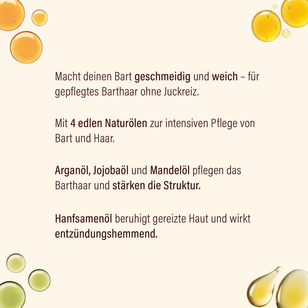 Premium Bartöl Protect von GØLD'S / Goelds - Vorteile #inhalt_30ml-pipettenflasche