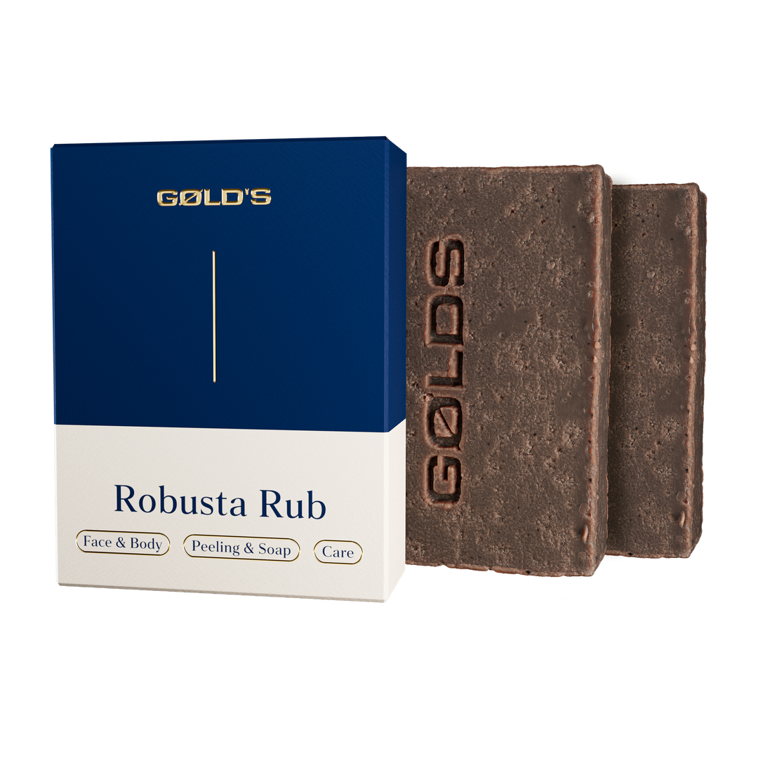 Robusta Rub Soap - Doppelpack von Goelds / GØLD'S #inhalt_2x-100g-naturseife