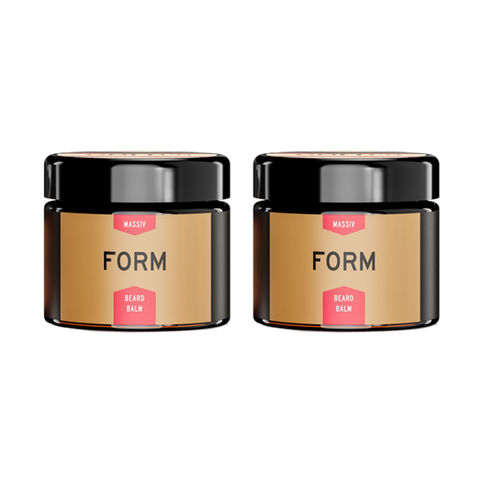Bartbalsam Form - Doppelpack von GØLD'S / Goelds #inhalt_2x-30ml-glastiegel
