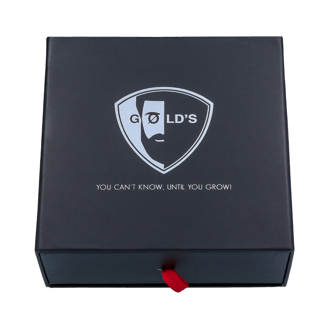 Premium Geschenkbox in Schwarz Silber von GØLD'S / Goelds