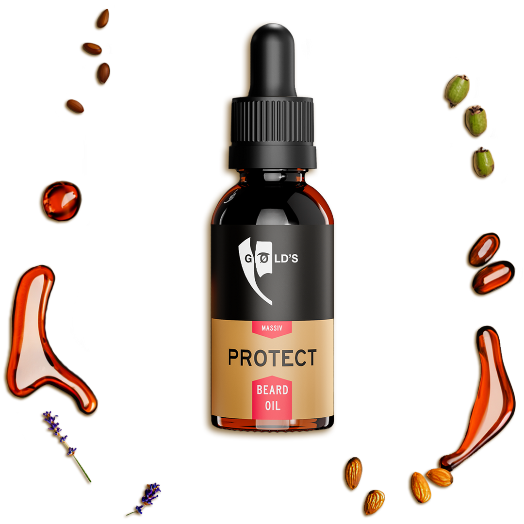 Hochwertige Inhaltstoffe - Bartöl Protect von GØLD'S - Goelds
