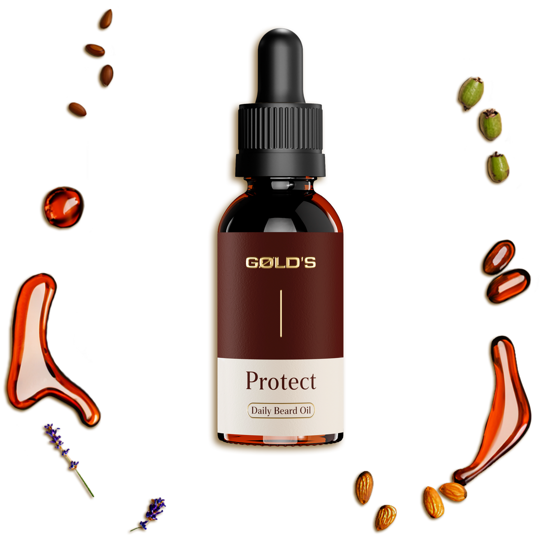 Hochwertige Inhaltstoffe - Bartöl Protect von GØLD'S - Goelds