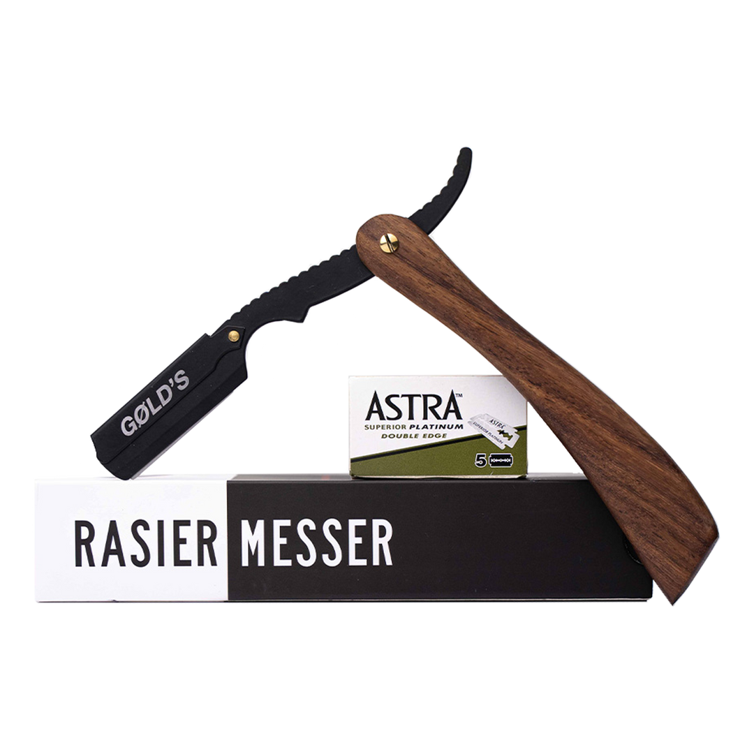 Rasiermesser von GØLD'S / Goelds mit Gratis Rasierklingen